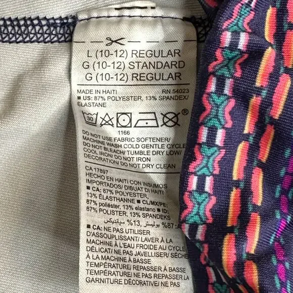 Old Navy Active Girls L 10-12 Athletic Shorts Dance Gym Cheer Navy Pink Purple - Picture 6 of 7